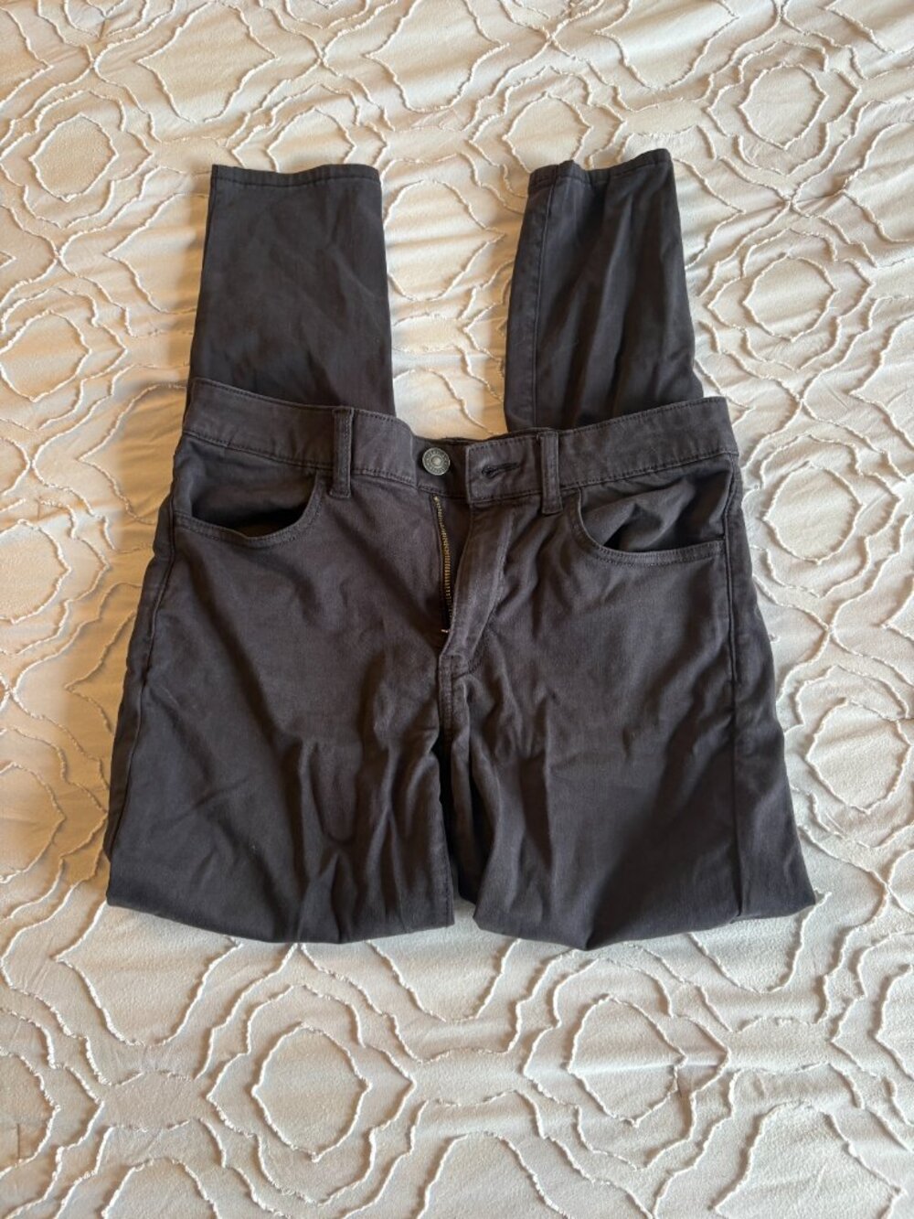 American Eagle Velvet Jegging - Black - Picture 2 of 6